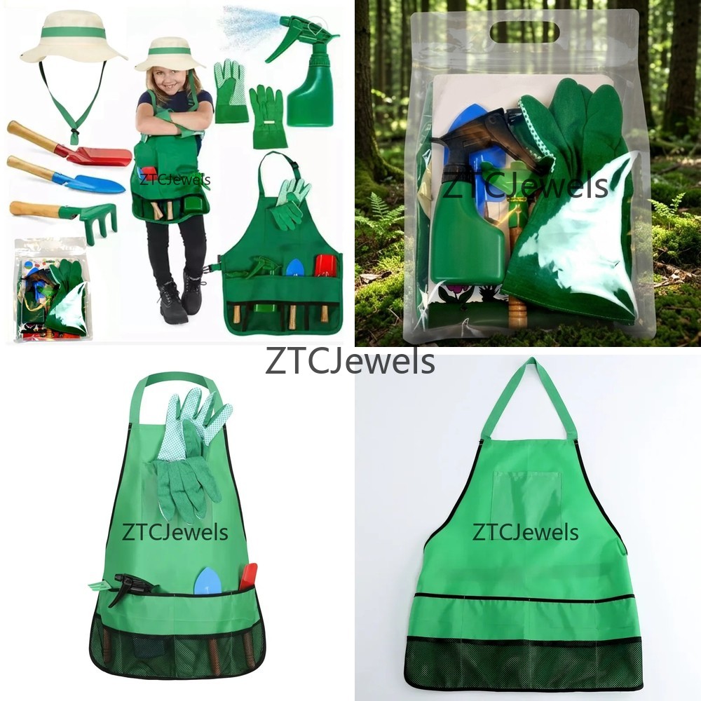 Gardening Tool - Kids Garden Apron Tool Set with
