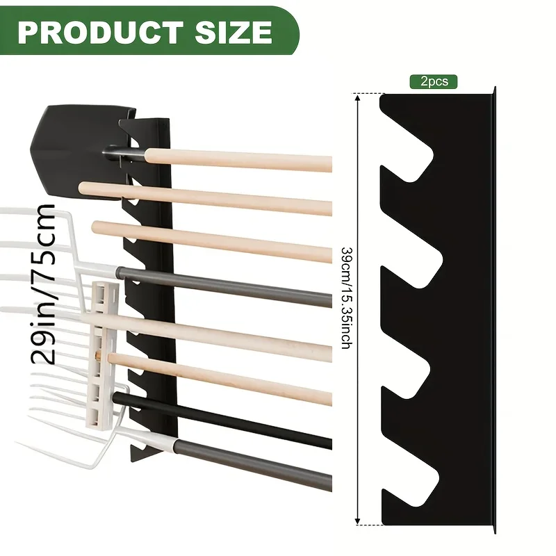 Gardening Tools Shovel - Heavy Duty Metal Garden Tool Holder