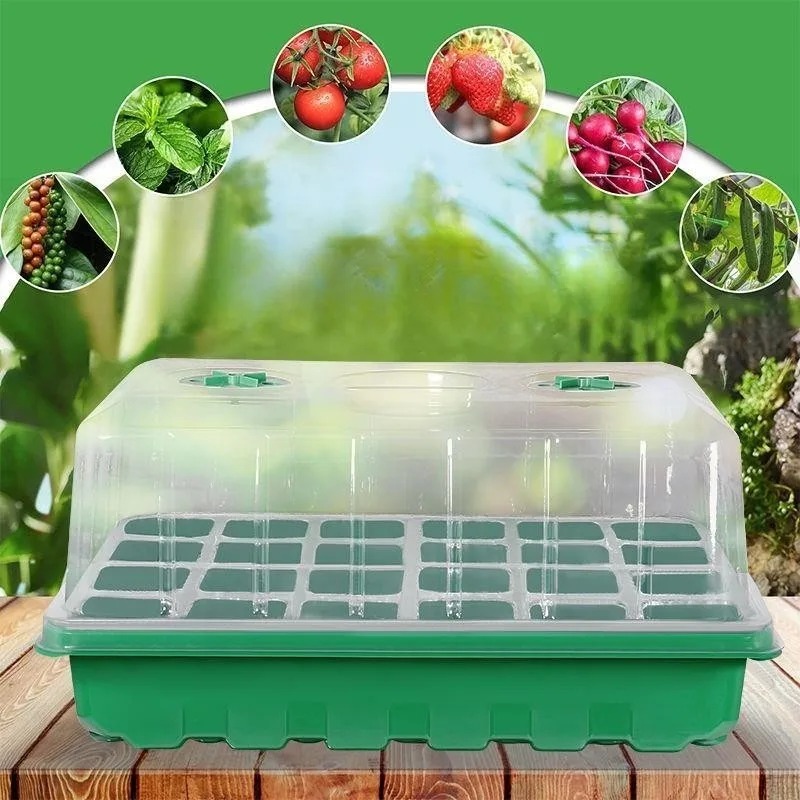 Seed Starter Trays - 1/5-Piece Seedling Tray Kit - 24