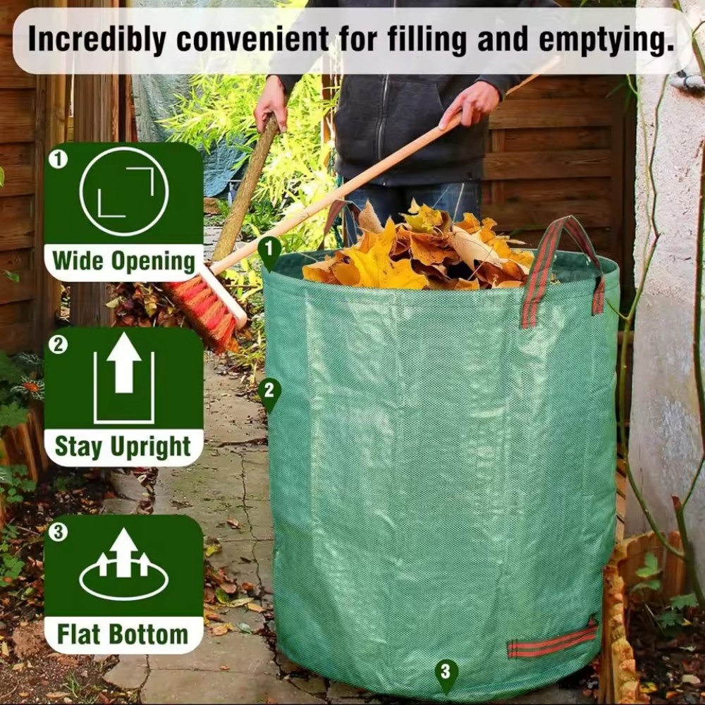 Gardening Tools Types - Stand up gardening leaf bag, tear