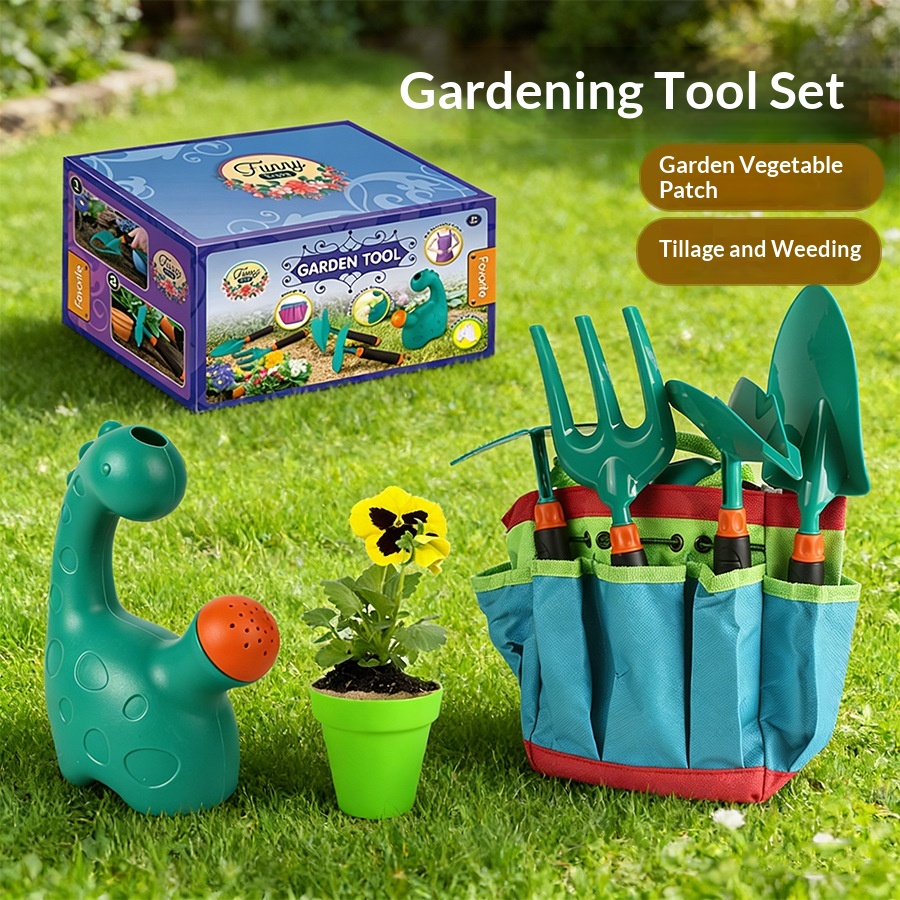 Funny Kids Garden Tool Set Gar - огляд і ціна Gardening Tools Girly