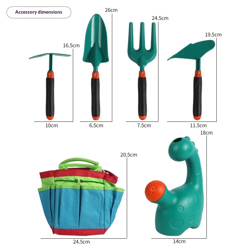 Funny Kids Garden Tool Set Gar - огляд і ціна Gardening Tools Girly