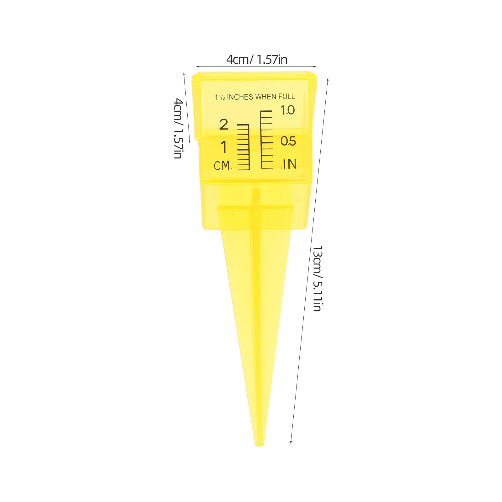 9pcs Outdoor Rain Gauges 1.5-I - огляд і ціна Gardening Tools Plastic