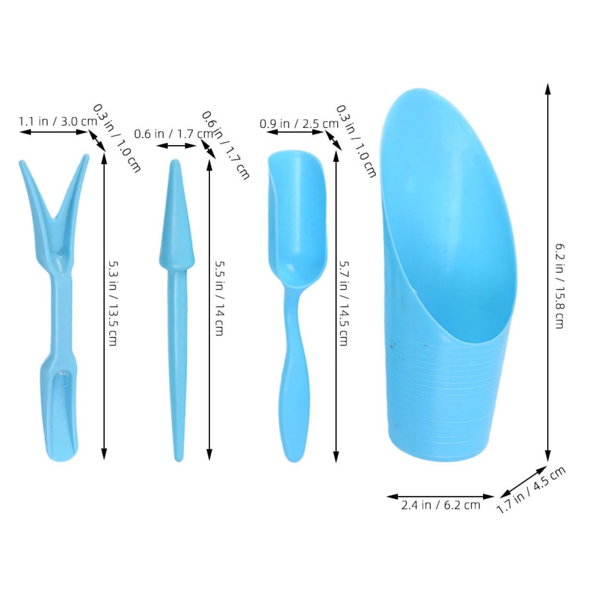4pcs/set, Plastic Durable Buck - огляд і ціна Gardening Tools Shovel