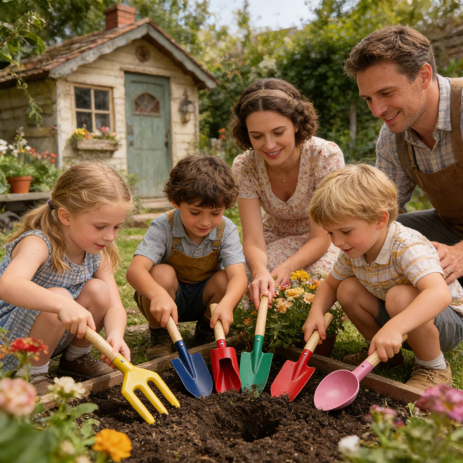 Kids Gardening Kit 6Pcs Childr - огляд і ціна Gardening Tools Girly