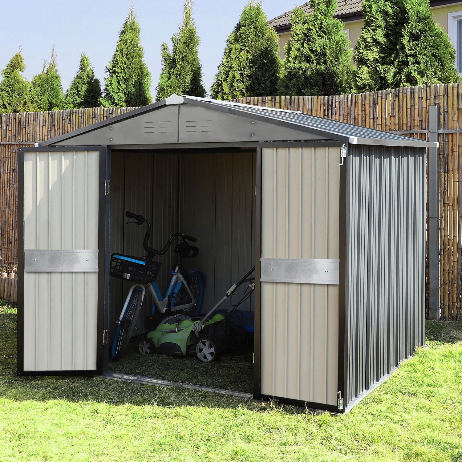 10' x 10' Outdoor Storage Shed - огляд і ціна Gardening Tool