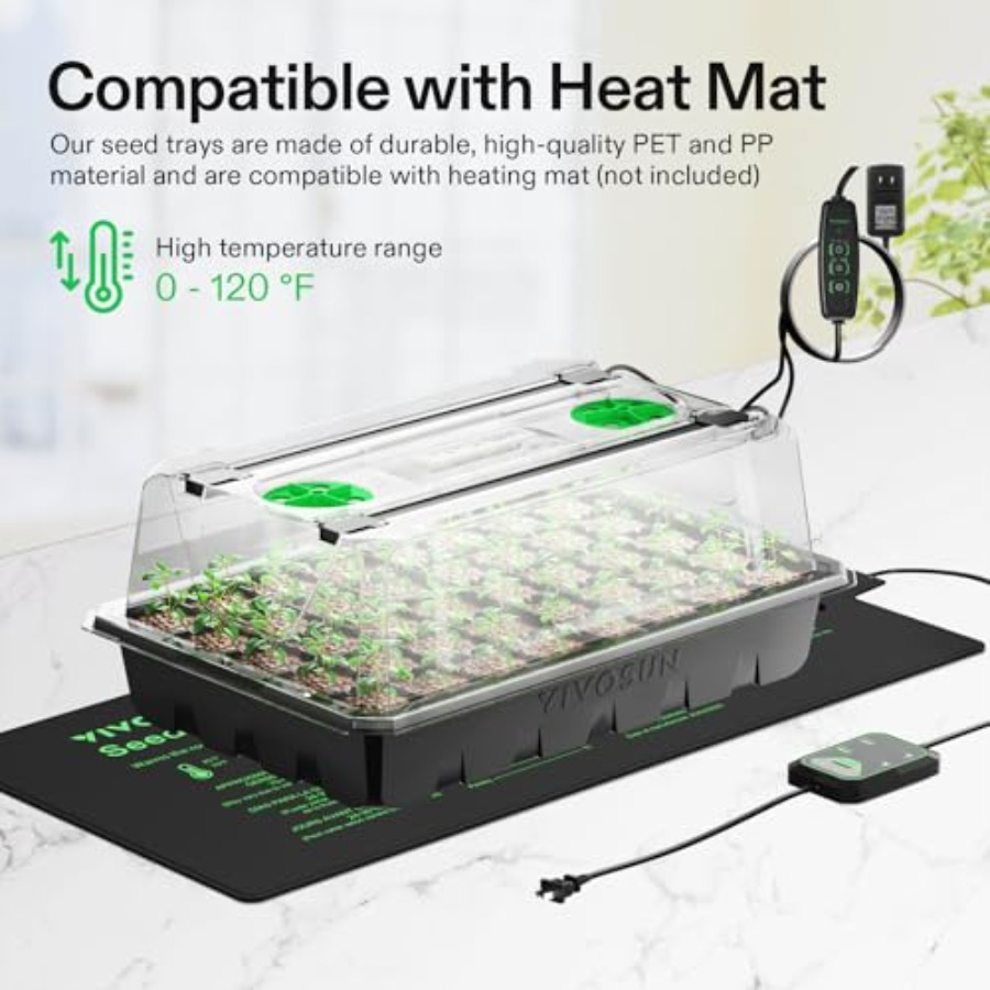 6-Pack Seed Starter Trays for  - огляд і ціна Seed Starter Trays