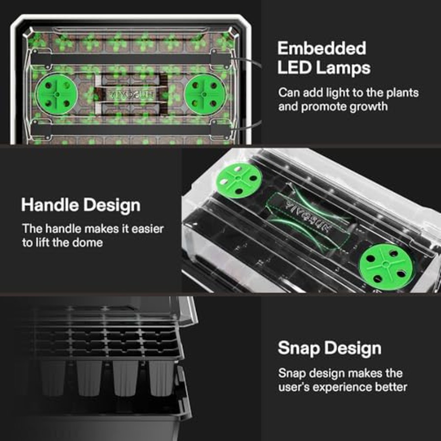 6-Pack Seed Starter Trays for  - огляд і ціна Seed Starter Trays