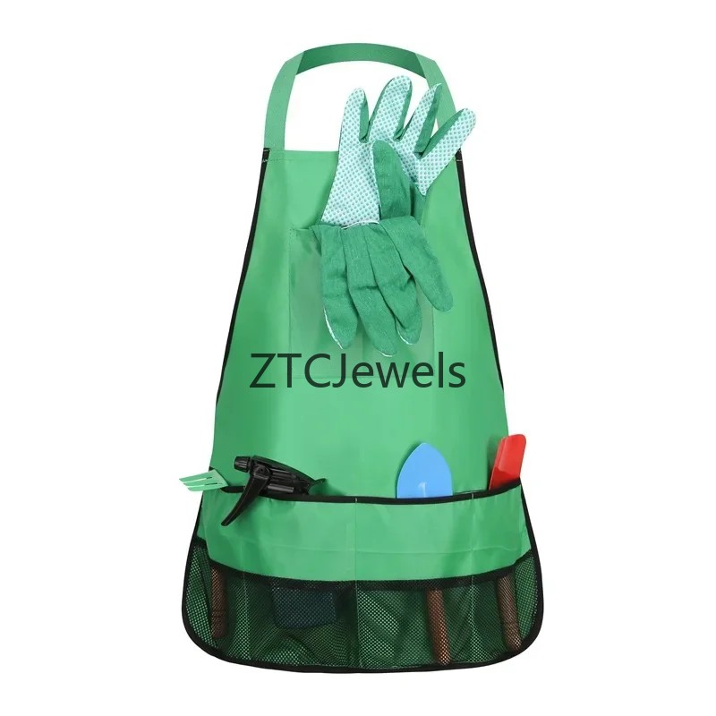 Kids Garden Apron Tool Set wit - огляд і ціна Gardening Tool