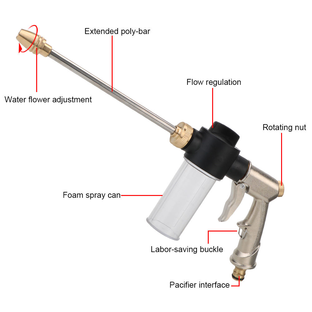 Long Foam Washer Car High Pres - огляд і ціна Gardening Tools Types