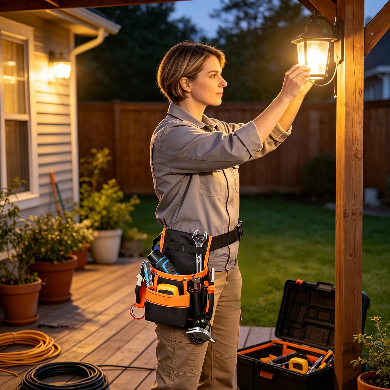 Garden Tool Waist Bag Oxford C - огляд і ціна Gardening Tools Repair Shop