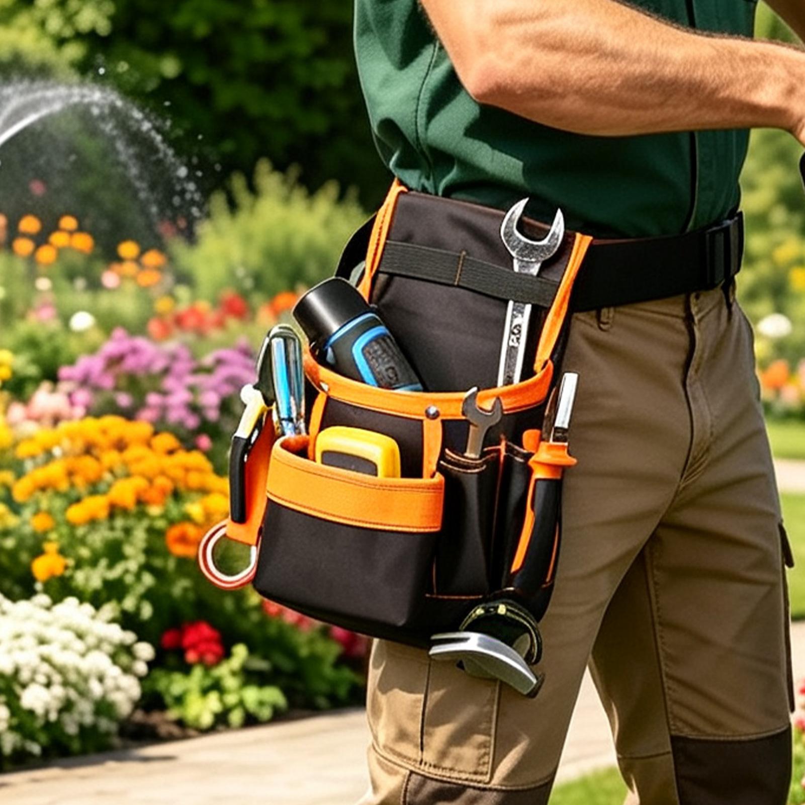 Garden Tool Waist Bag Oxford C - огляд і ціна Gardening Tools Repair Shop