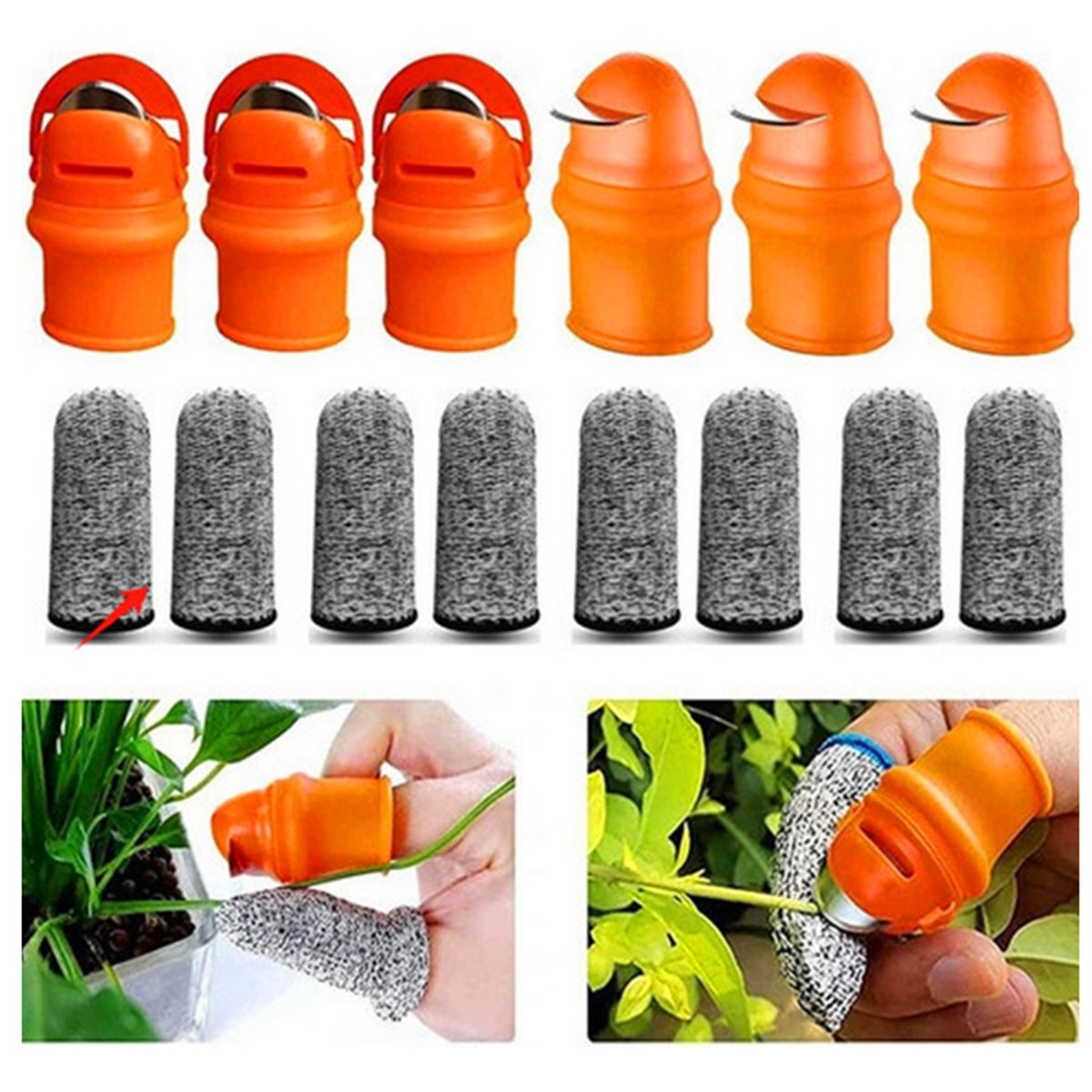 [HLES]Garden Silicone Thumb Kn - огляд і ціна Harvest Knife Garden