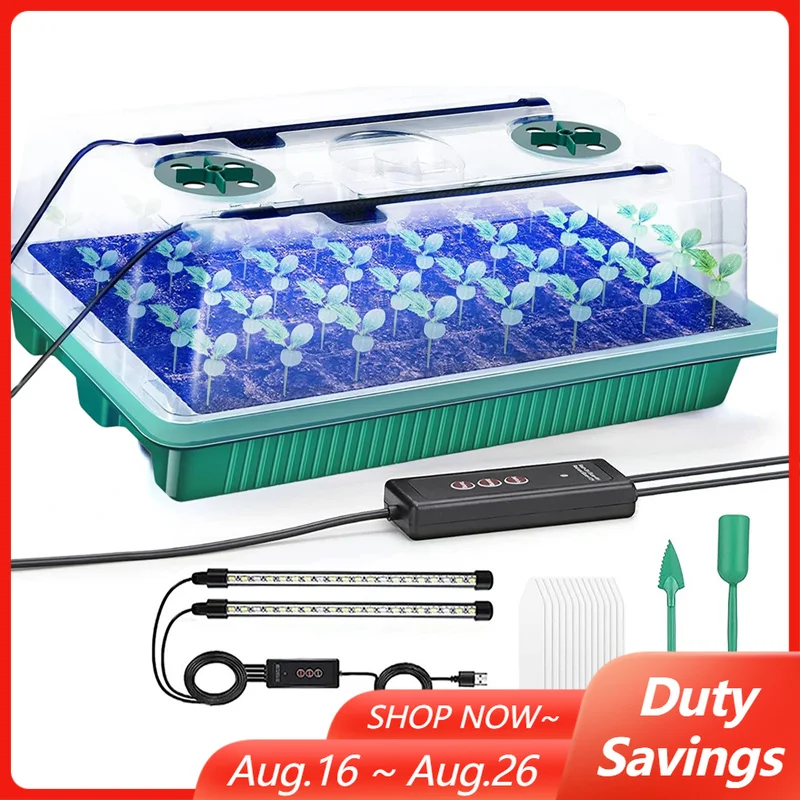 Seed Starter Trays Kit with 2  - огляд і ціна Seed Starter Trays