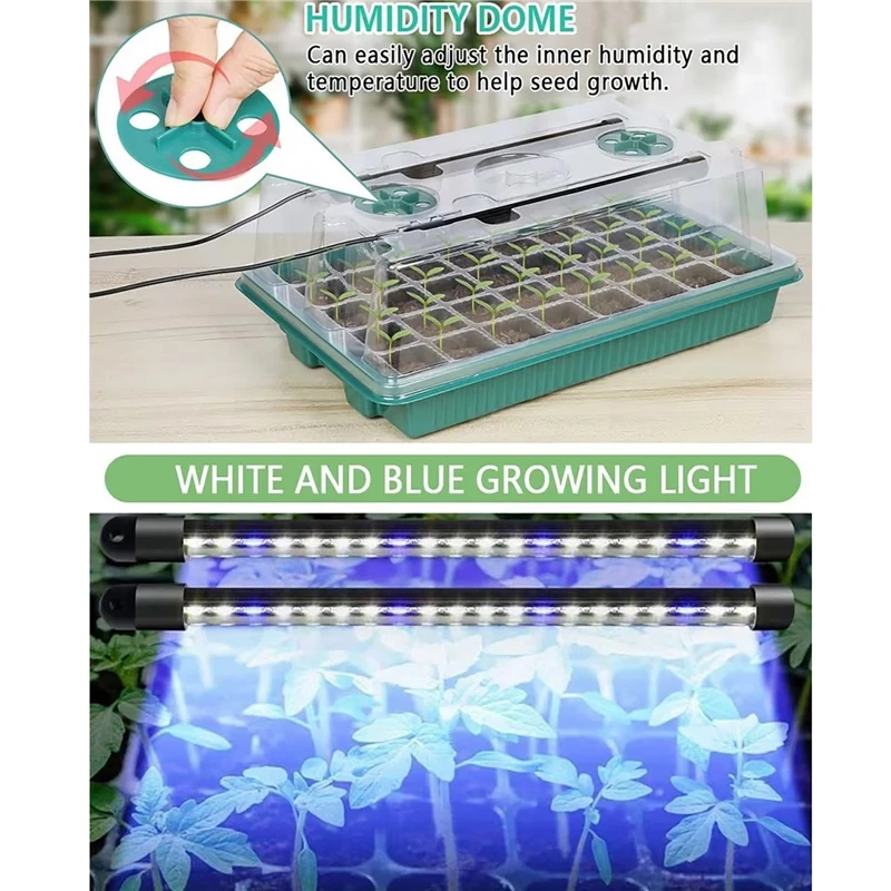 Seed Starter Trays Kit with 2  - огляд і ціна Seed Starter Trays