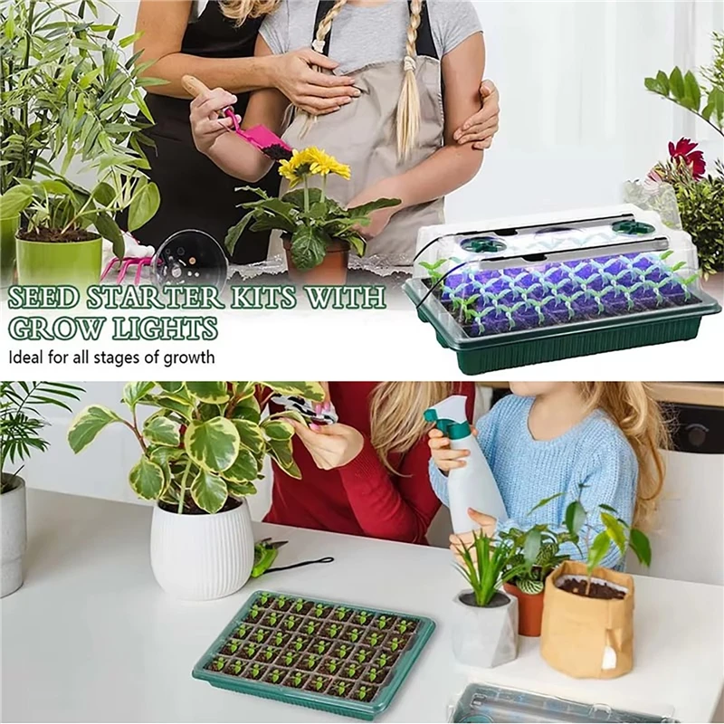 Seed Starter Trays Kit with 2  - огляд і ціна Seed Starter Trays