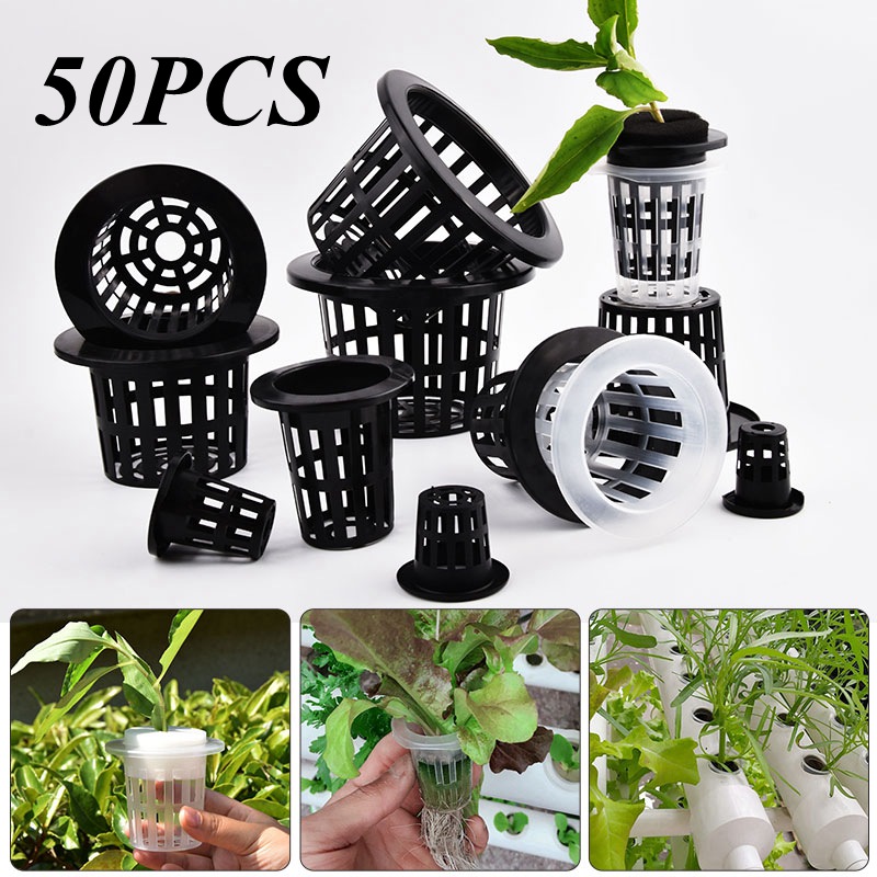 50Pcs Black White Soilless Mes - огляд і ціна Seed Starter Trays