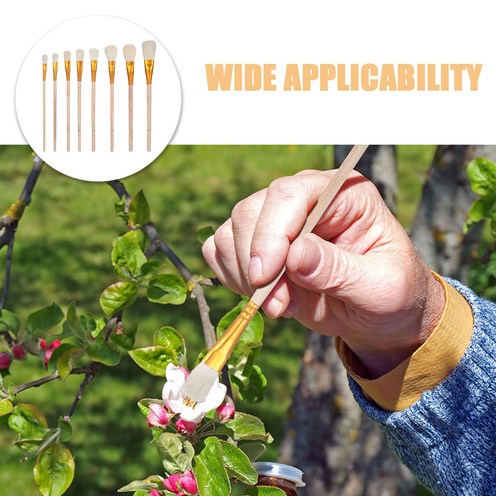 16Pcs Flower Pollinator Brush  - огляд і ціна Gardening Tools Vegetables
