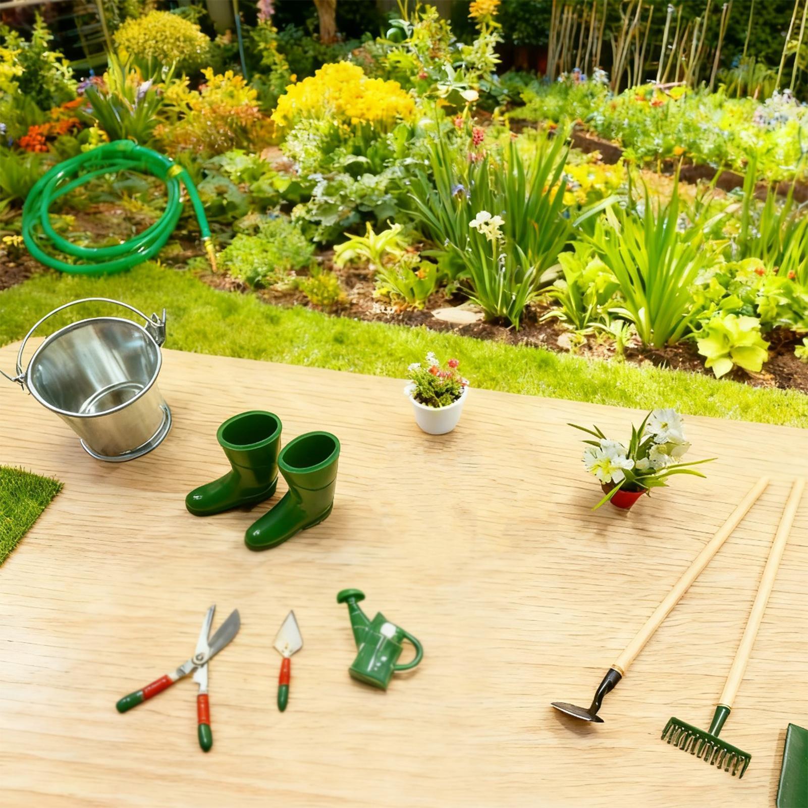 Miniature Gardening Decor Real - огляд і ціна Gardening Tools Girly