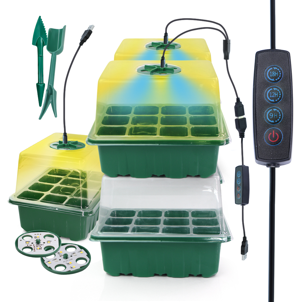 LED Nursery Pots with Grow Lig - огляд і ціна Seed Starter Trays