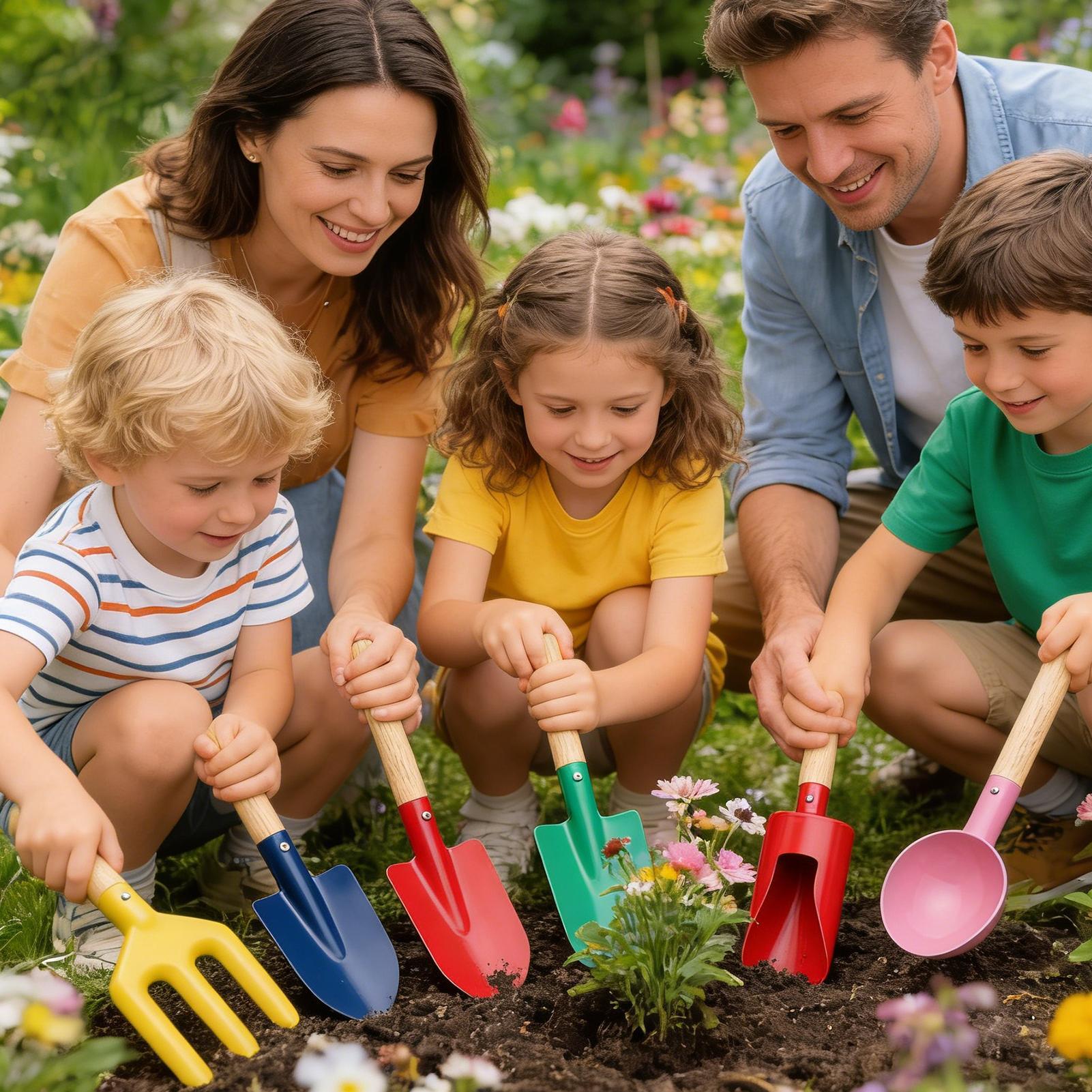 Kids Gardening Tools Set 6pcs  - огляд і ціна Gardening Tools Girly