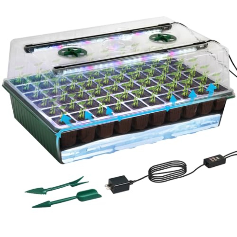 Seed Starter Tray with Grow Li - огляд і ціна Seed Starter Trays